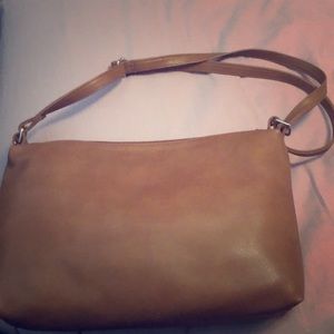Brown midsize purse